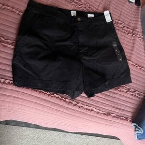 GAP Women's Black Cargo Shorts